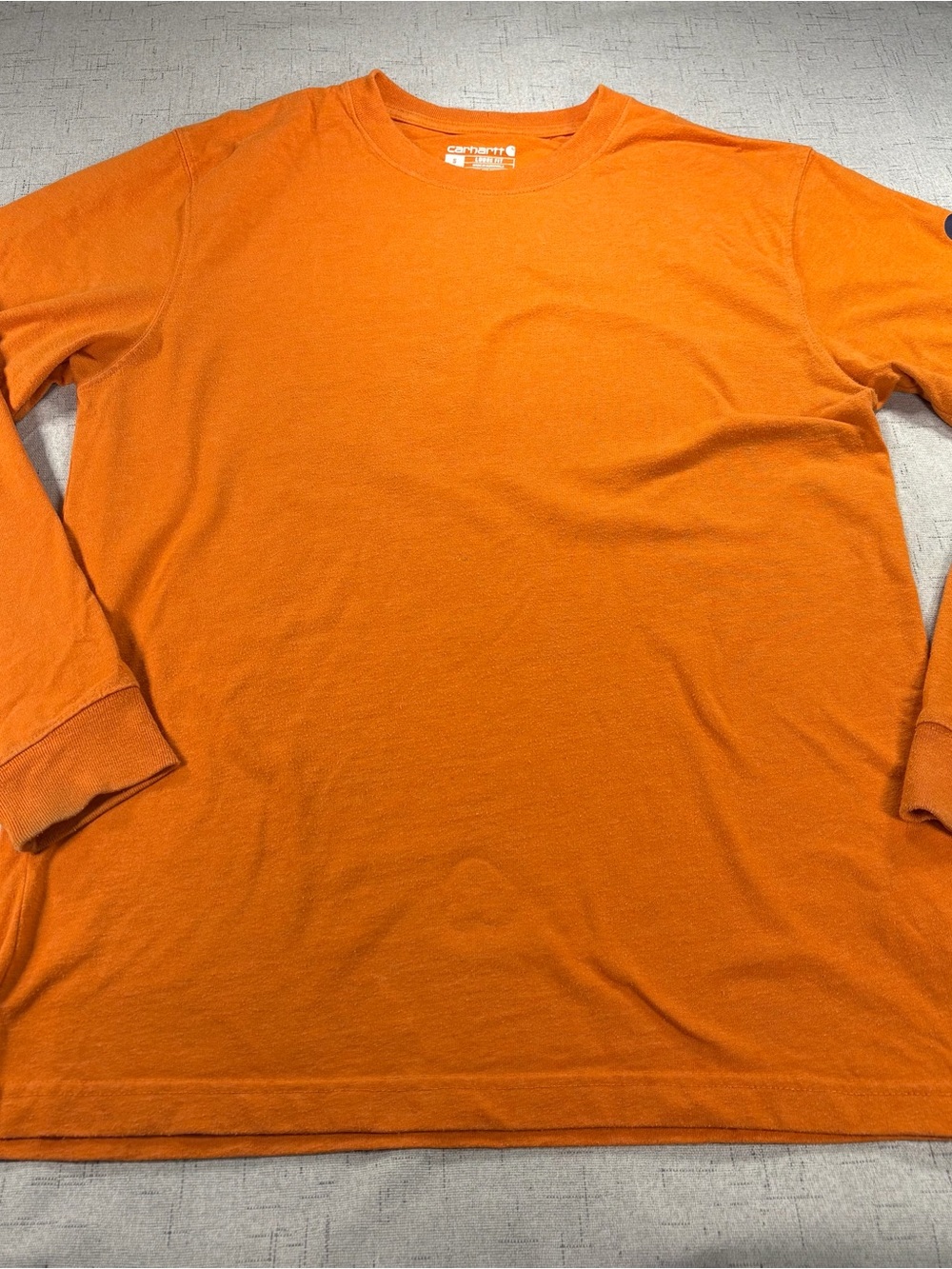 Carhartt Orange Long Sleeve Crew Tee